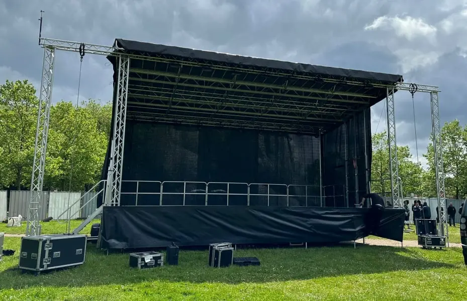 10x6 Trailer Stage Hire