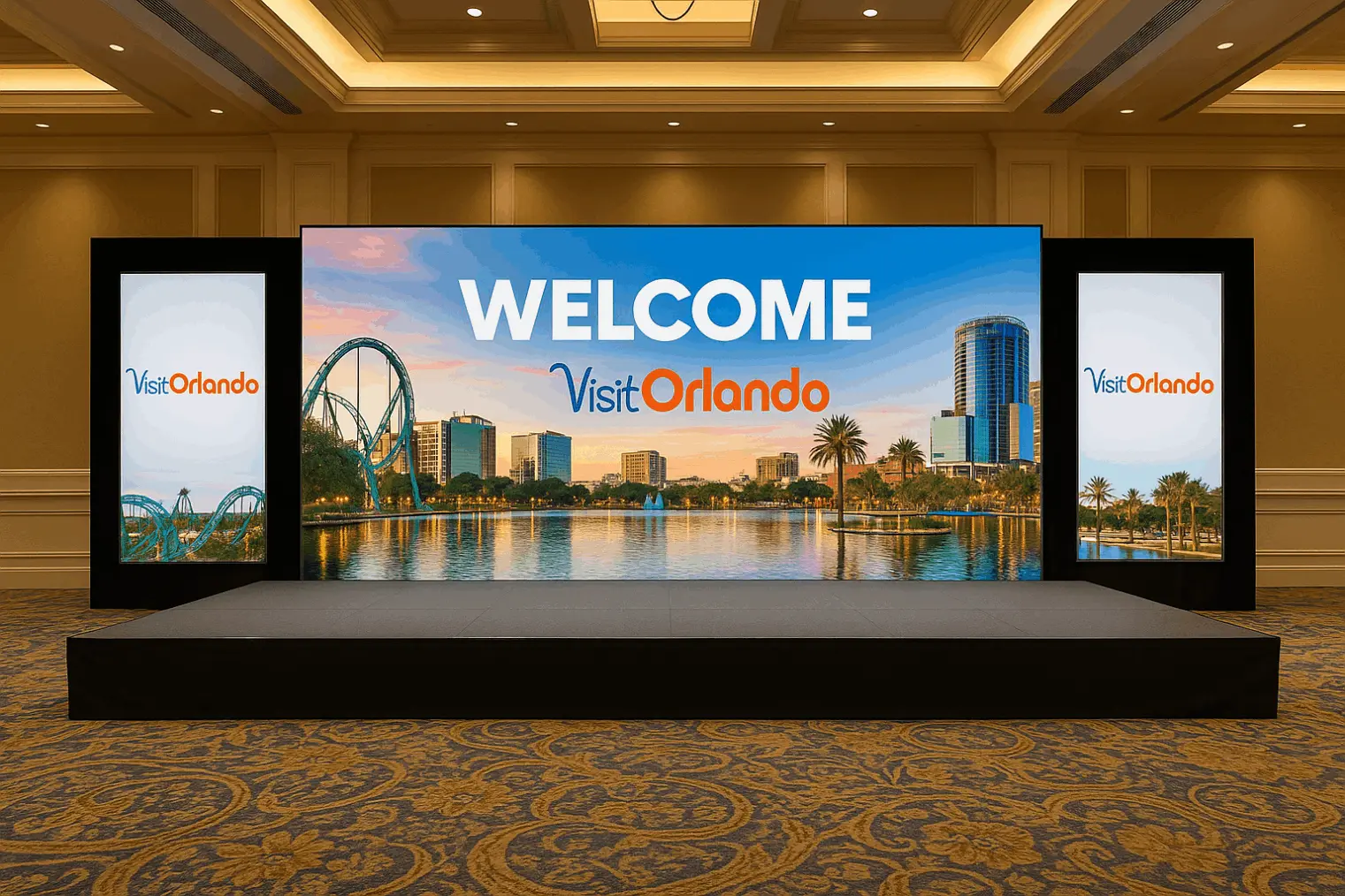 Conference set & Stage hire Birmingham