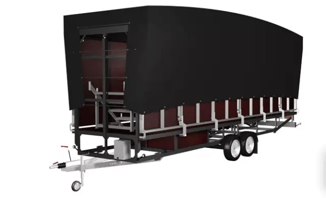 7x6 Mobile stage hire Surrey