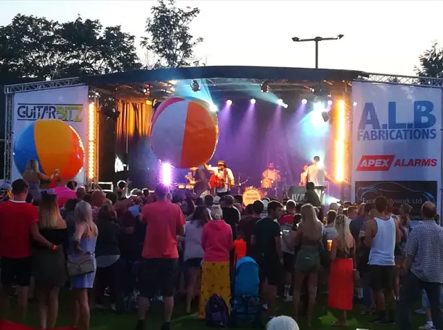 8x6 Mobile Stage Hire Surrey