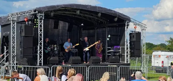 7x6 Mobile stage hire Bristol