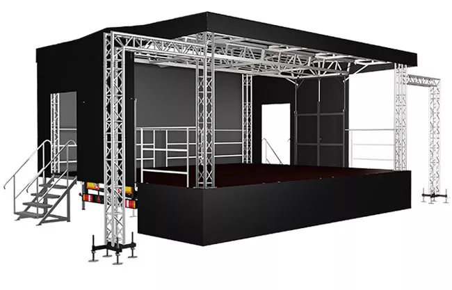7x6 Trailer Stage Hire Surrey
